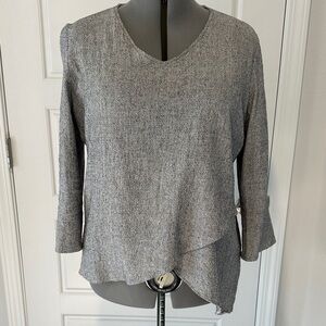 Chic Heather Gray Women's Blouse